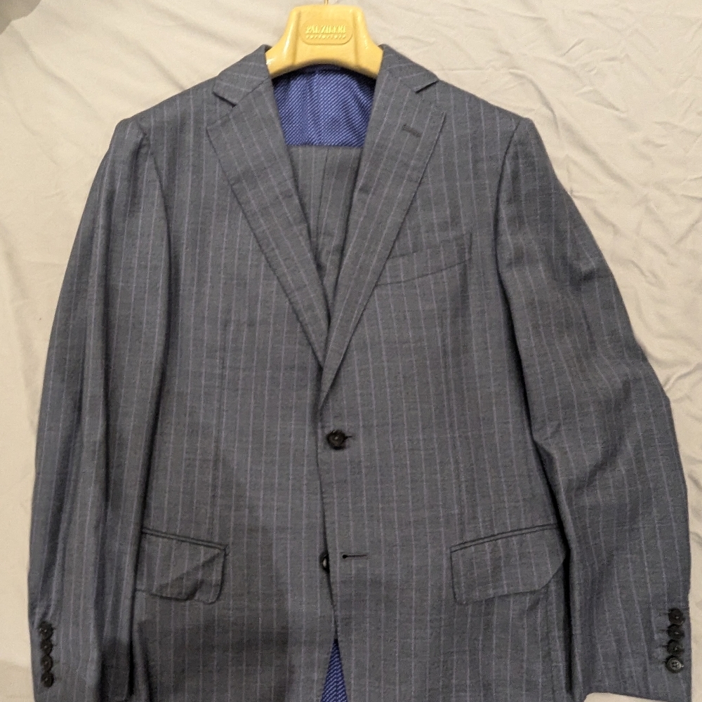 Pal Zileri sartorial 2 piece suit jacket 48R pants  50R